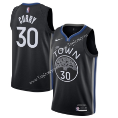 City Edition 2019-2020 Golden State Warriors Black #30 NBA Jersey
