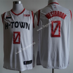 City Edition 2019-2020 Houston Rockets White #0 NBA Jersey
