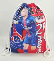 Paris SG Blue Drawstring Bag-29