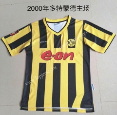 Retro Version 2000 Borussia Dortmund Home Yellow&Black Thailand Soccer Jersey AAA-AY