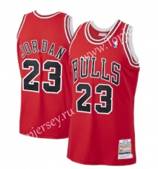 Mitchell&Ness Chicago Bulls Red #23 NBA Jersey