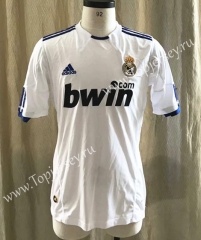 Retro Version 2010-2011 Real Madrid Home White Thailand Soccer Jersey AAA-SL