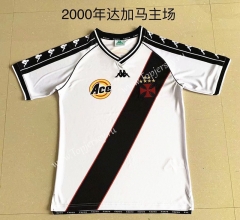 Retro Version 2000 CR Vasco da Gama Home White Thailand Soccer Jersey AAA-709