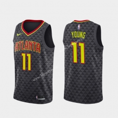 Atlanta Hawks Black #11 NBA Jersey