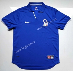 Retro Version 1998 Italy Home Blue Thailand Soccer Jersey AAA-912