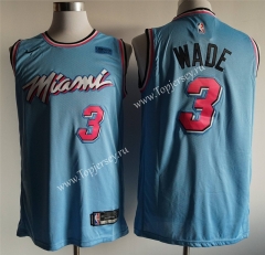 City Edition Miami Heat Blue #3 NBA Jersey