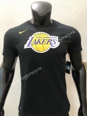 Los Angeles Lakers Black NBA Cotton T-shirt