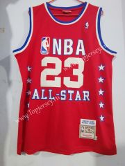 Mitchell&Ness 89 All Star Jordan Red #23 NBA Jersey