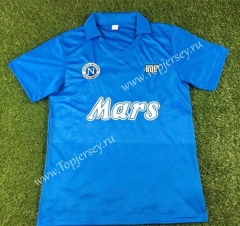 Retro Version 1988-1989 Napoli Home Blue Thailand Soccer Jersey AAA-503