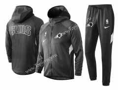 2020-2021 NBA Phoenix Suns Gray Jacket Uniform With Hat-815