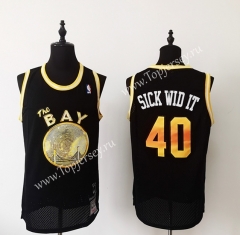 Movie Edition Golden State Warriors Black #40 NBA Jersey