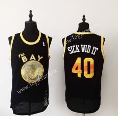 Movie Edition Golden State Warriors Black #40 NBA Jersey