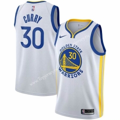 Golden State Warriors White #30 NBA Jersey-CS