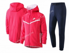2020-2021 Pink Thailand Soccer Jacket Uniform With Hat-815