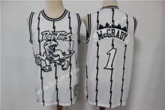 Limited Version Toronto Raptors White #1 NBA Jersey