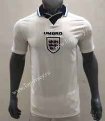 Retro Version 1996 England Home White Thailand Soccer Jersey AAA-416