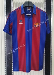 Retro Version 1990 Barcelona Home Red&Blue Thailand Soccer Jersey AAA-C1046