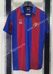 Retro Version 1990 Barcelona Home Red&Blue Thailand Soccer Jersey AAA-C1046