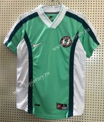 Retro Version 1998 Nigeria Home Green Thailand Soccer Jersey AAA-811