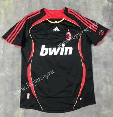 Retro Version 2006 AC Milan 2nd Away Black Thailand Soccer Jersey AAA-SL