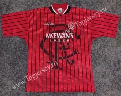 Retro Version 94-95 Rangers Away Red Thailand Soccer Jersey AAA-503