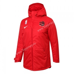 NBA Toronto Raptors Red Cotton Coat With Hat-815