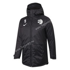 NBA Toronto Raptors Black Cotton Coat With Hat-815