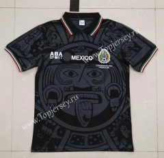 Retro Version Mexico Black Thailand Soccer Jersey AAA-422