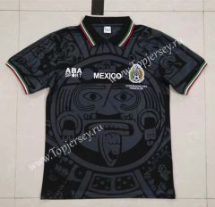 Retro Version Mexico Black Thailand Soccer Jersey AAA-422