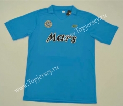 Retro Version 89-90 Napoli Home Blue Thailand Soccer Jersey AAA-503