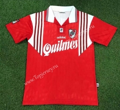 Retro Version 95-96 CA River Plate Red Thailand Soccer Jersey AAA-503
