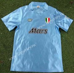 Retro Version 90-91 Napoli Home Blue Thailand Soccer Jersey AAA-503