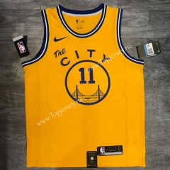 Tram version 2020-2021 Golden State Warriors Yellow #11 NBA Jersey-311
