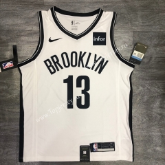Brooklyn Nets White #13 NBA Jersey-311
