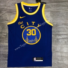 Tram version 2020-2021 Golden State Warriors Blue #30 NBA Jersey-311