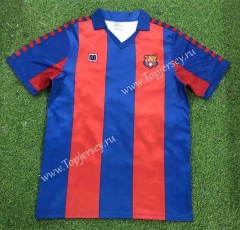 Retro Version 82-84 Barcelona Home Red&Blue Thailand Soccer Jersey AAA-503