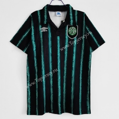 Retro Version 1992-1993 Celtic Away Black&Green Thailand Soccer Jersey AAA-C1046