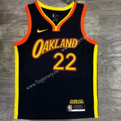 City Edition 2020-2021 Golden State Warriors Black #22 NBA Jersey-311