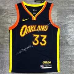 City Edition 2020-2021 Golden State Warriors Black #33 NBA Jersey-311