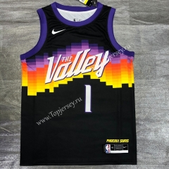 City Edition 2020-2021 Phoenix Suns Black #1 NBA Jersey