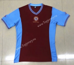 Retro Version 81-82 Aston Villa Home Red Thailand Soccer Jersey AAA-HR