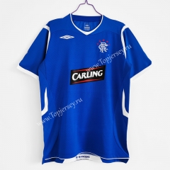 Retro Version 2008-2009 Rangers Home Blue Thailand Soccer Jersey AAA-C1046