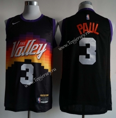 City Edition 2020-2021 Phoenix Suns Black #3 NBA Jersey