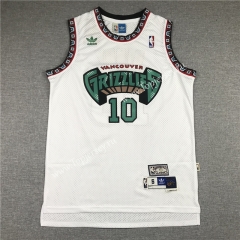 Memphis Grizzlies White #10 NBA Jersey