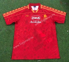 Retro Version 95-96 Roma Home Red Thailand Soccer Jersey AAA-503