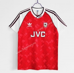 Retro Version 1990-1992 Arsenal Home Red Thailand Soccer Jersey AAA-C1046