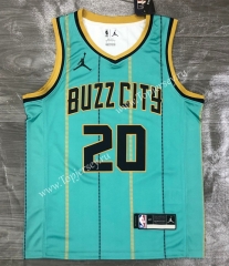 2021 City Edition Charlotte Hornets Green #20 NBA Jersey-311
