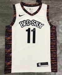 2020 City Edition Brooklyn Nets White #11 NBA Jersey-311