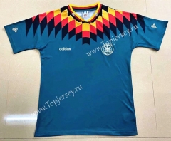 Retro Version 1994 Germany Away Green Thailand Soccer Jersey AAA-908