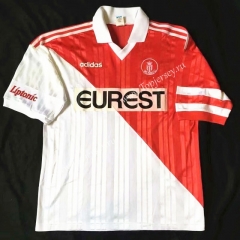 Retro Version 95-96 Monaco Home Red & White Thailand Soccer Jersey AAA-503